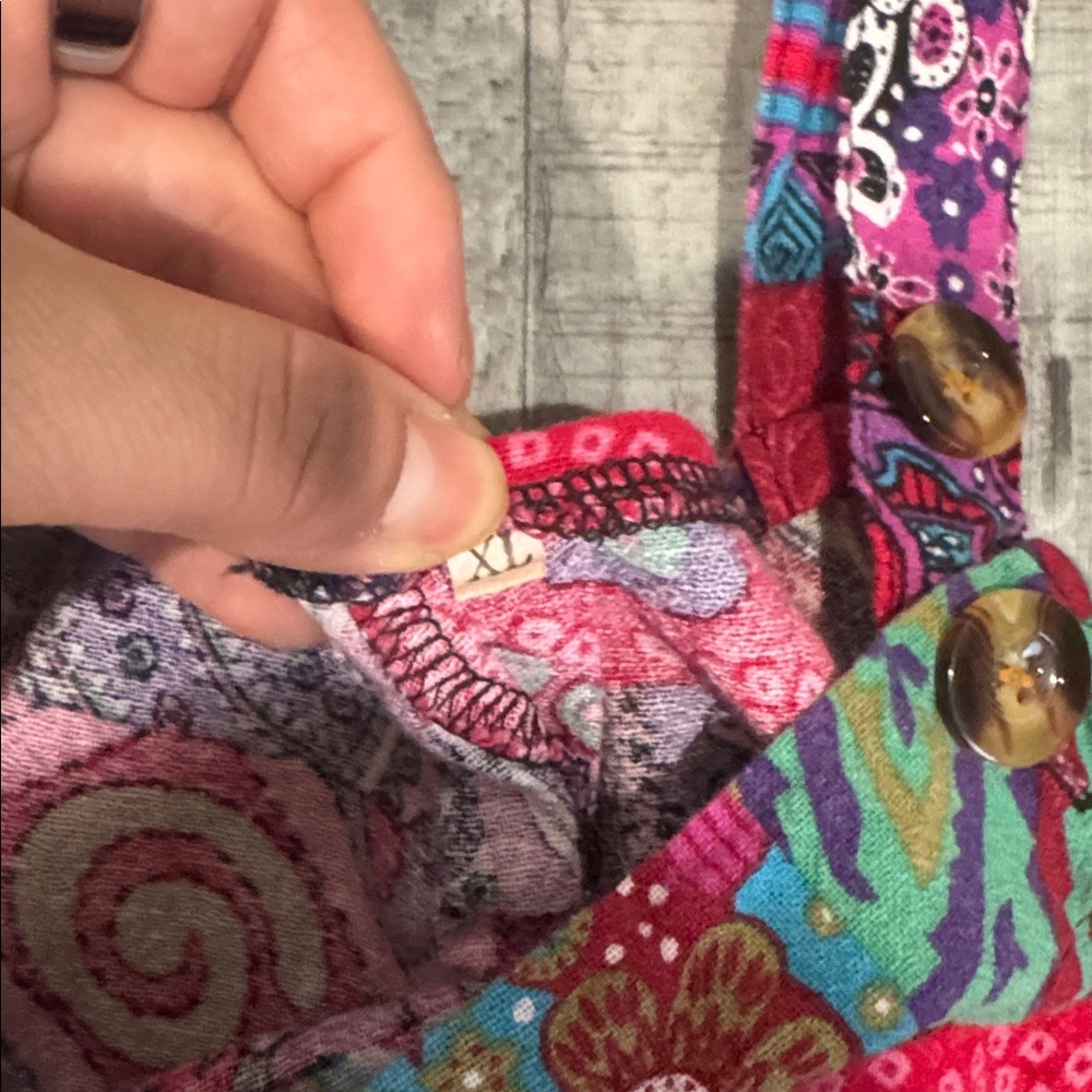 Patchwork Cotton Blend Overalls - image 5